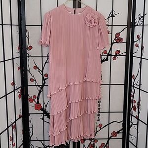 Vintage Liz Roberts Layered Ruffle Dress